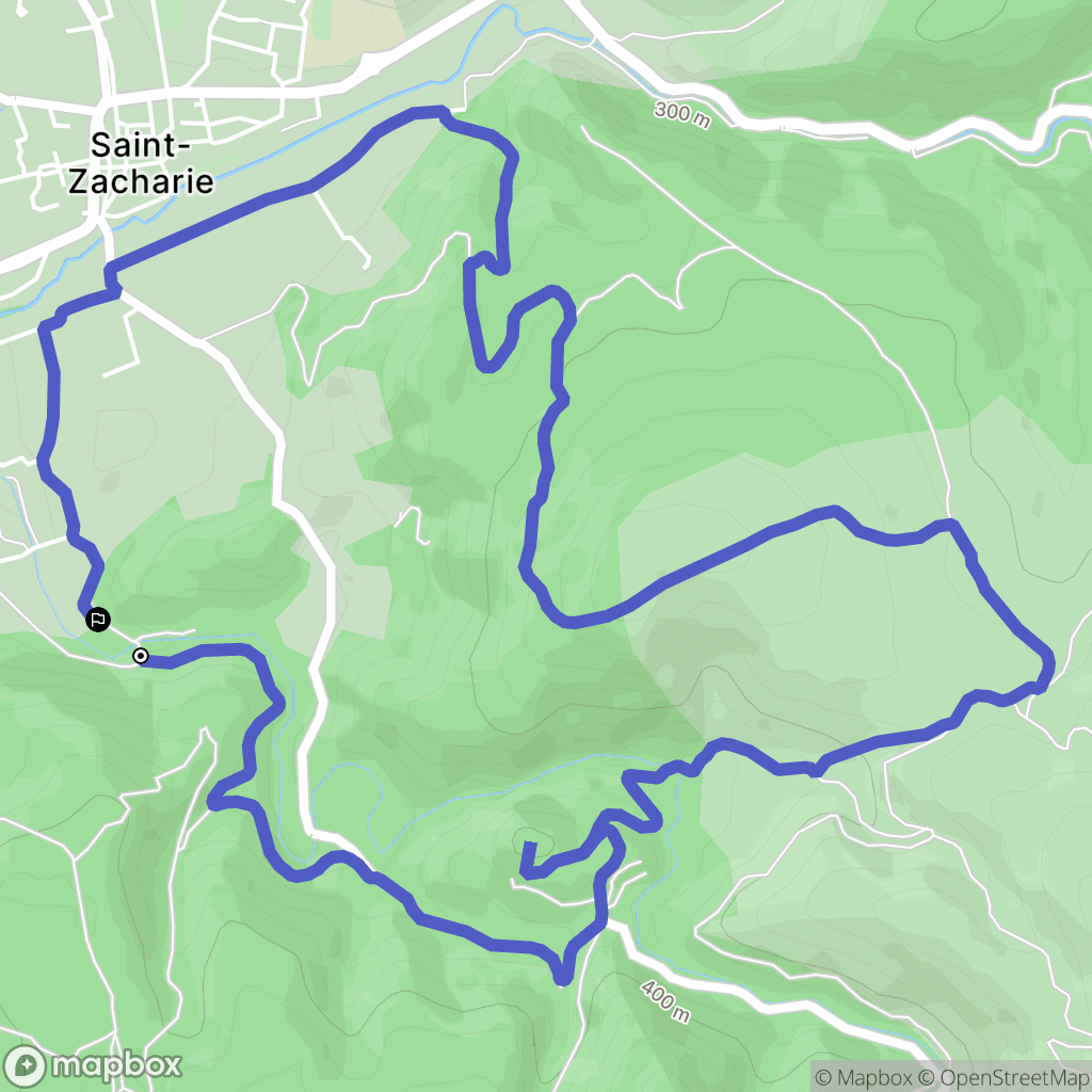 Saint-Zacharie: routekaart voor buitenactiviteiten - France
