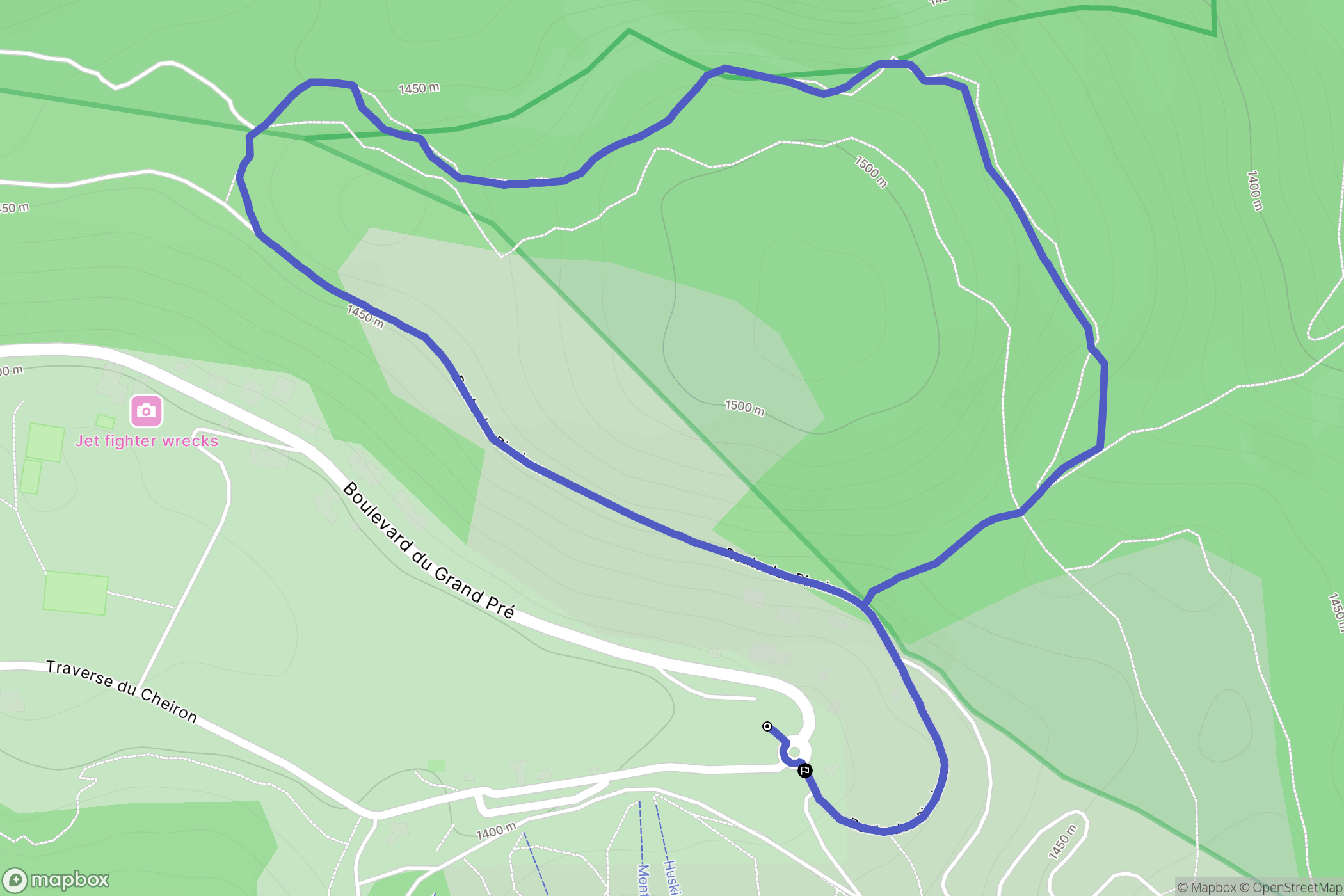 Gréolières les Neiges: routekaart voor buitenactiviteiten - France