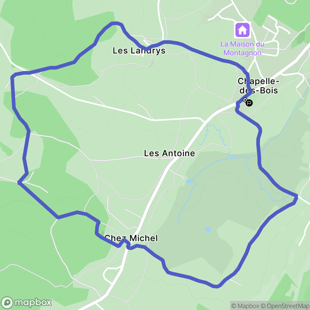 Chapelle-des-Bois: routekaart voor buitenactiviteiten - France