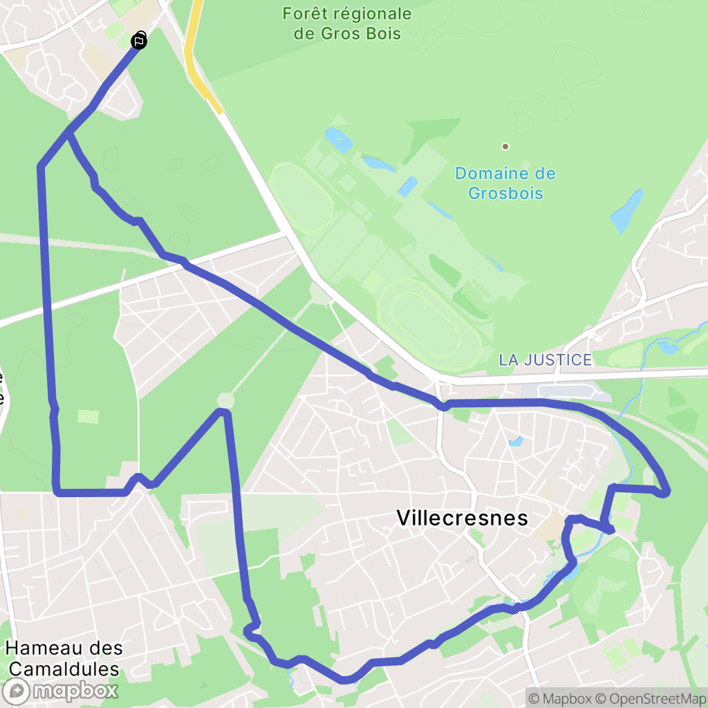 Limeil-Brévannes : carte du parcours de randonnée - France