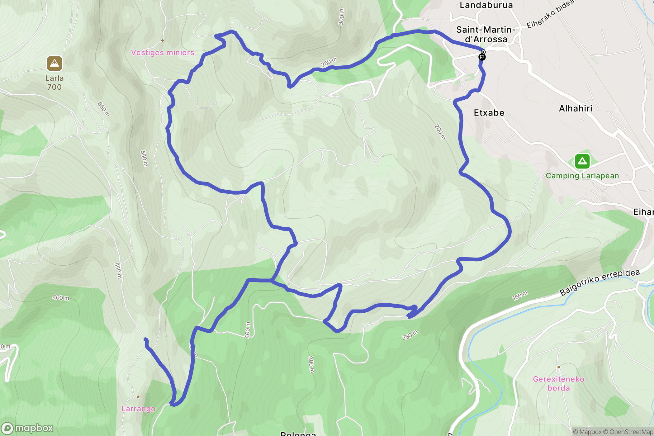 Saint Martin d'Arrossa: routekaart voor buitenactiviteiten - France