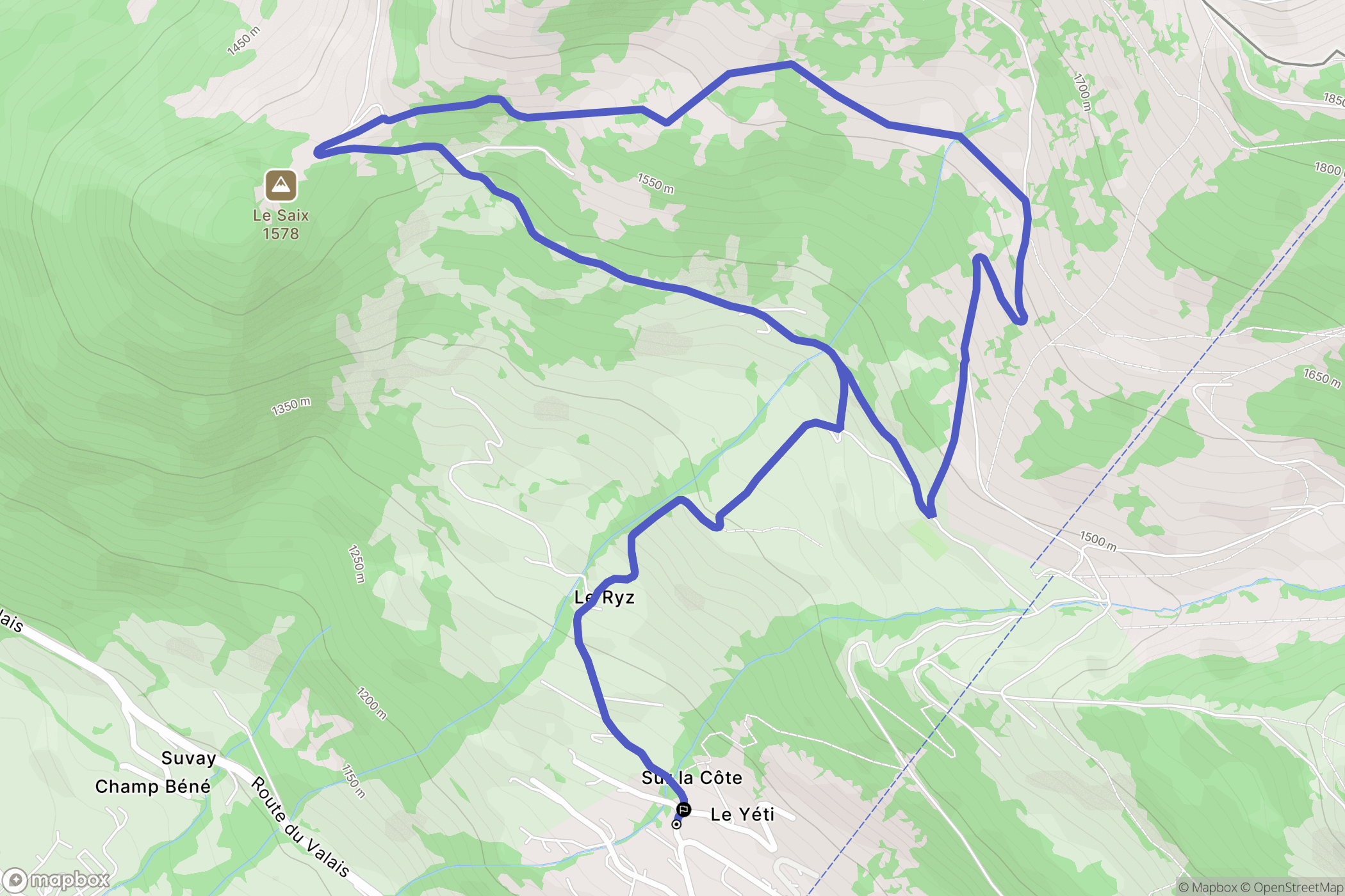 Châtel: routekaart voor buitenactiviteiten - France