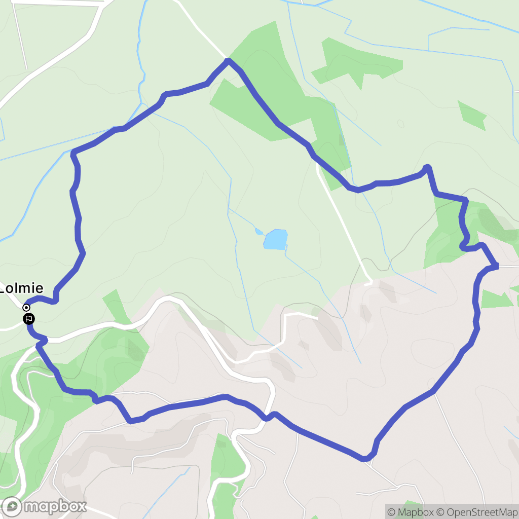 Lendou-en-Quercy : carte du parcours de randonnée - France