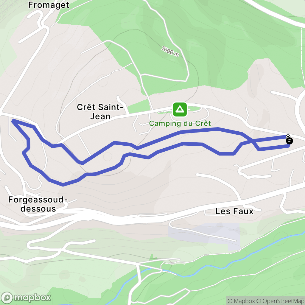 Saint-Jean-de-Sixt: routekaart voor buitenactiviteiten - France