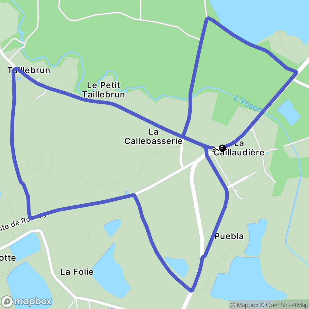 La Caillaudiére,Vandoeuvres: routekaart voor buitenactiviteiten - France