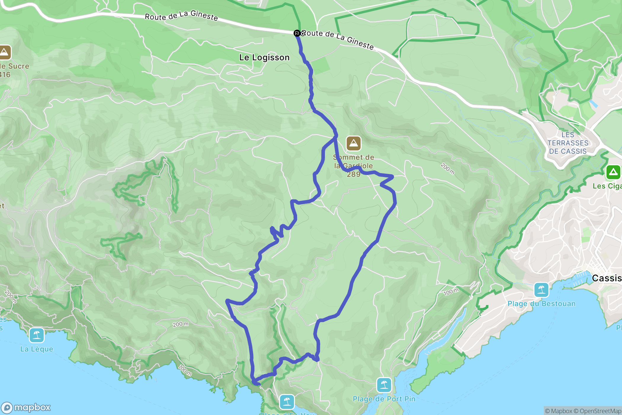 Cassis: routekaart voor buitenactiviteiten - France
