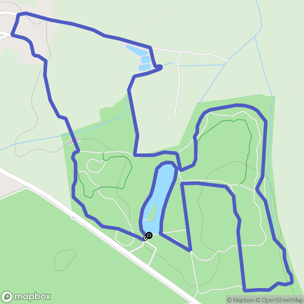 Saint-Laurent des Autels : carte du parcours de randonnée - France