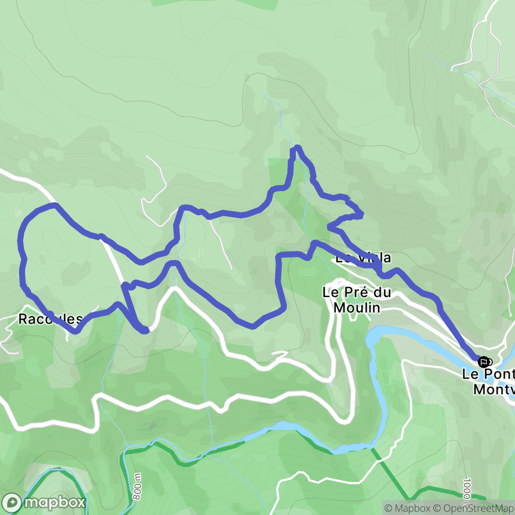 Le Pont-de-Montvert: routekaart voor buitenactiviteiten - France