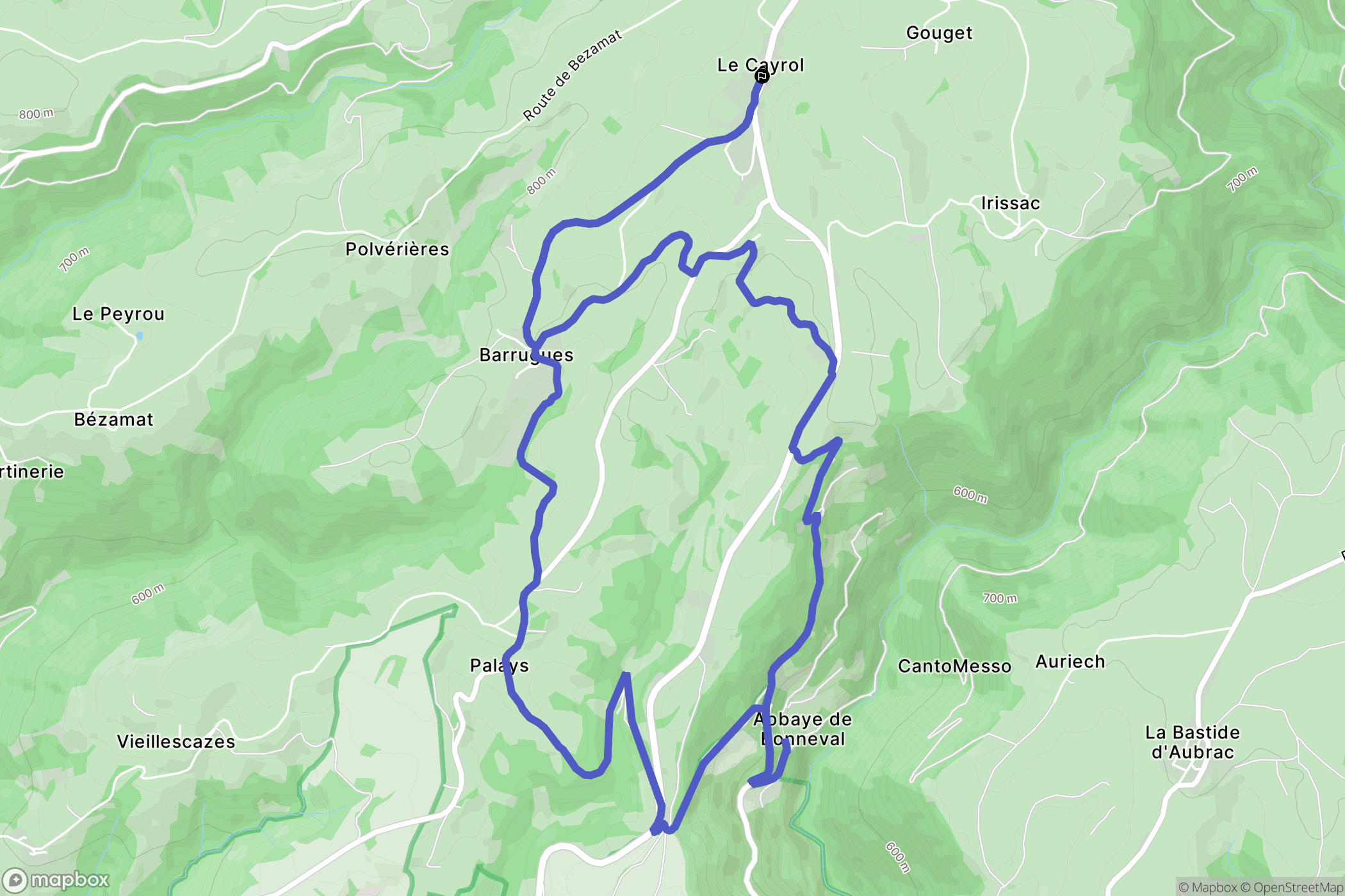 Espalion: routekaart voor buitenactiviteiten - France