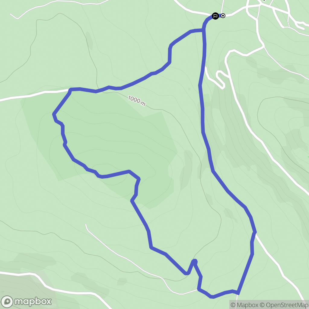 Espinasse : carte du parcours de randonnée - France