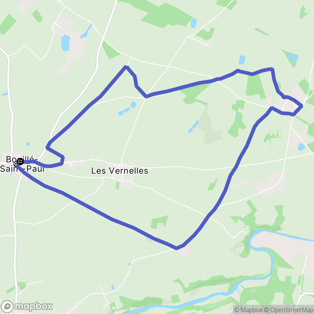 Val en Vignes : carte du parcours de randonnée - France