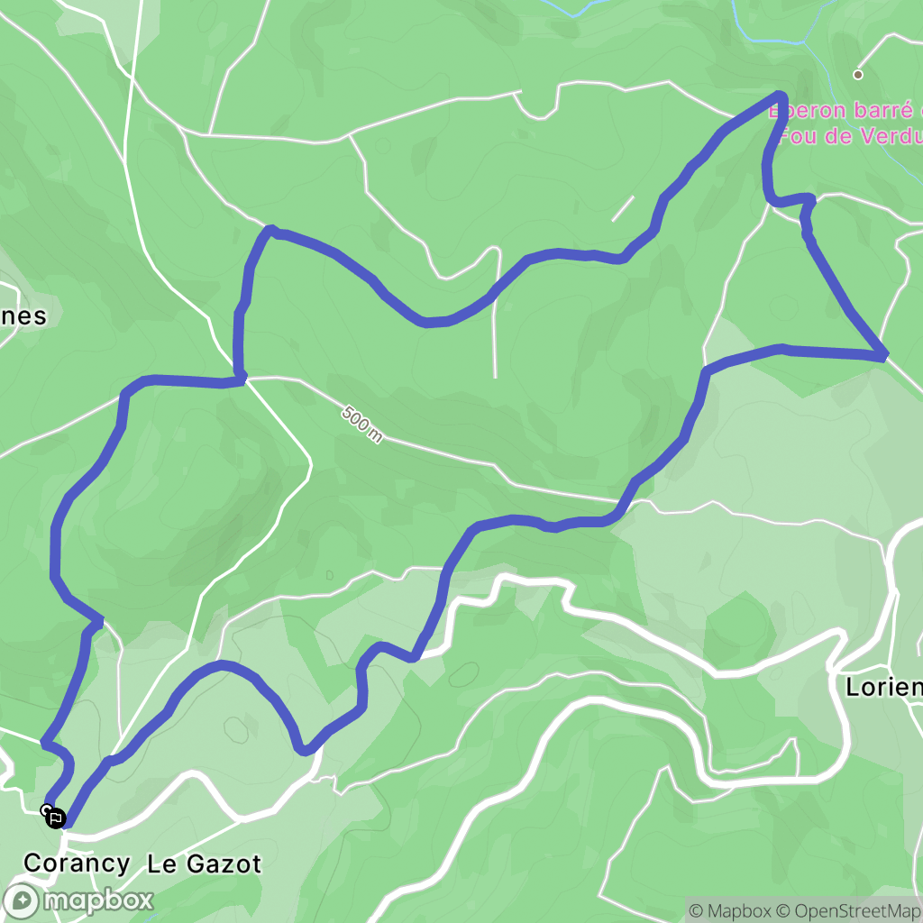 Corancy: routekaart voor buitenactiviteiten - France