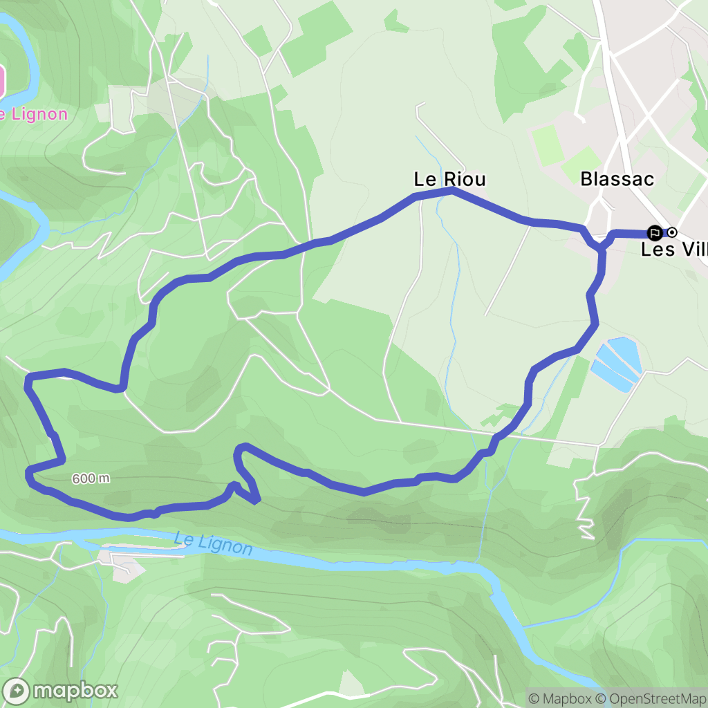 Les Villettes: routekaart voor buitenactiviteiten - France