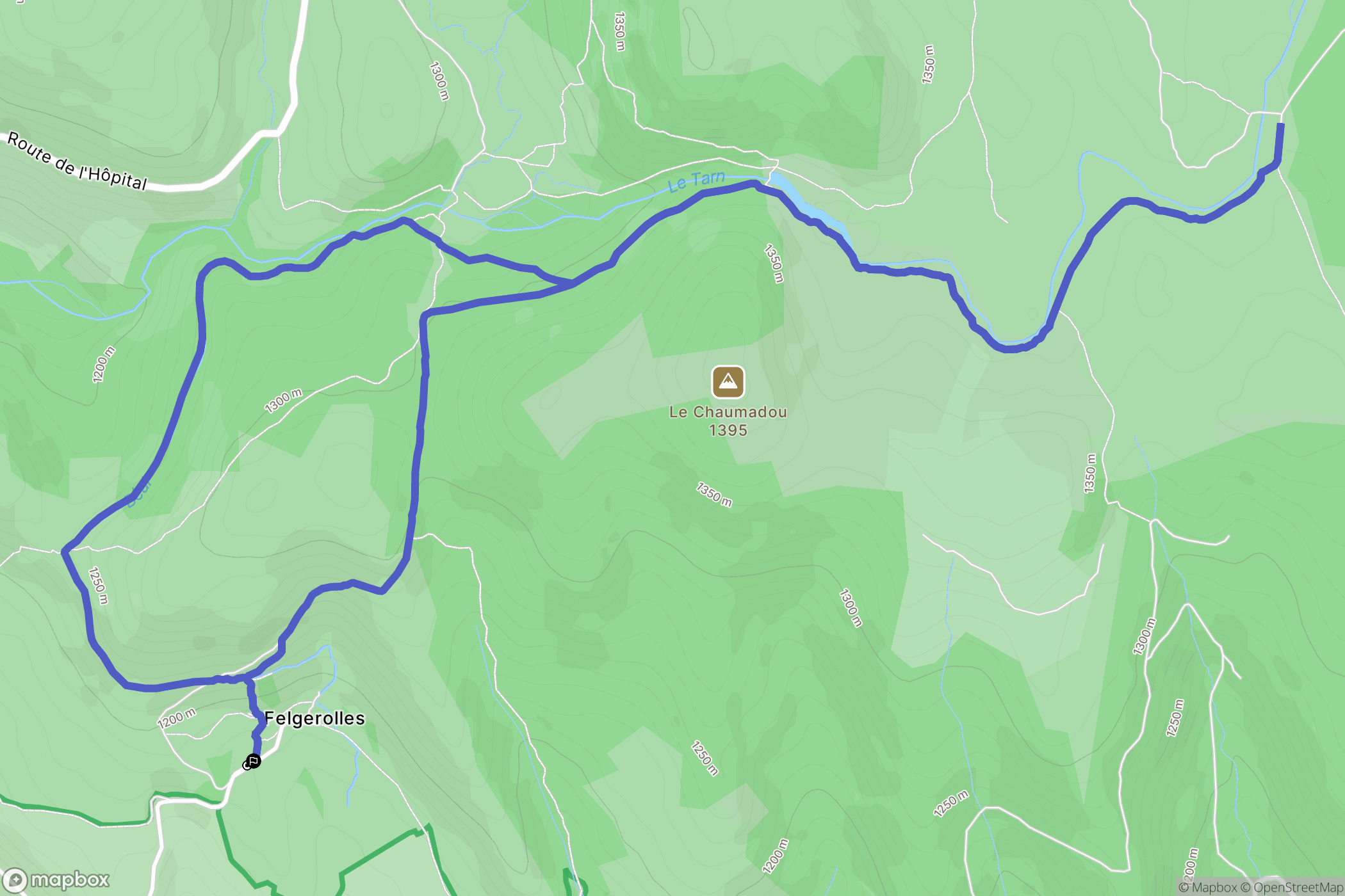 Le Pont-de-Montvert: routekaart voor buitenactiviteiten - France