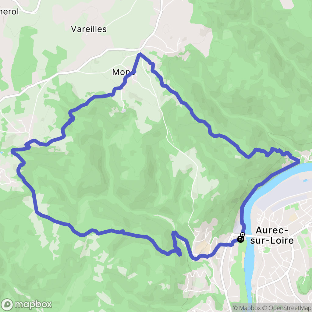 Aurec-sur-Loire: routekaart voor buitenactiviteiten - France