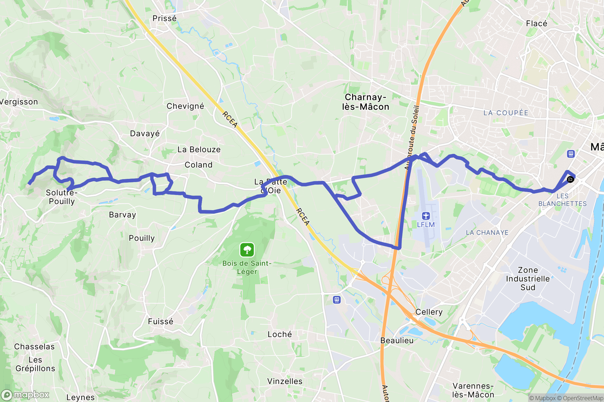 Mâcon: routekaart voor buitenactiviteiten - France