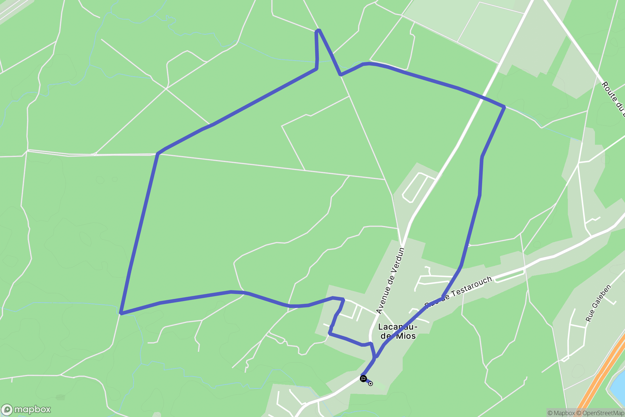 Lacanau-de-Mios: routekaart voor buitenactiviteiten - France