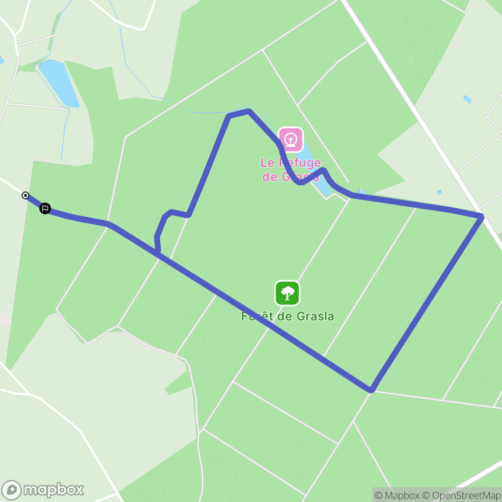 Les Brouzils : carte du parcours de randonnée - France