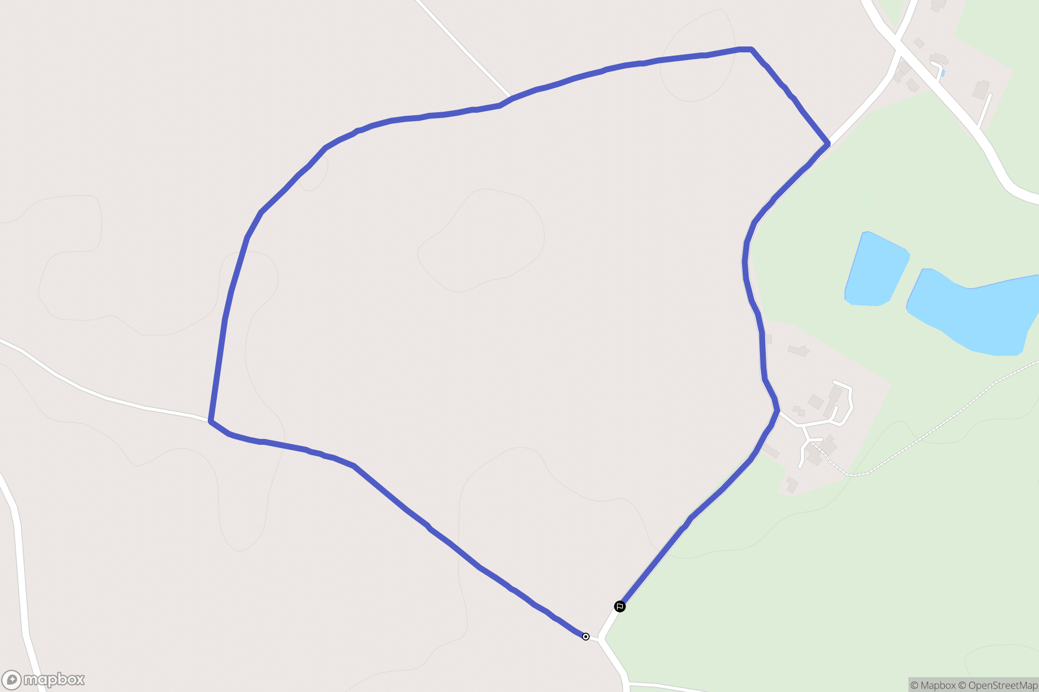 Aubigny-Les Clouzeaux : carte du parcours de randonnée - France