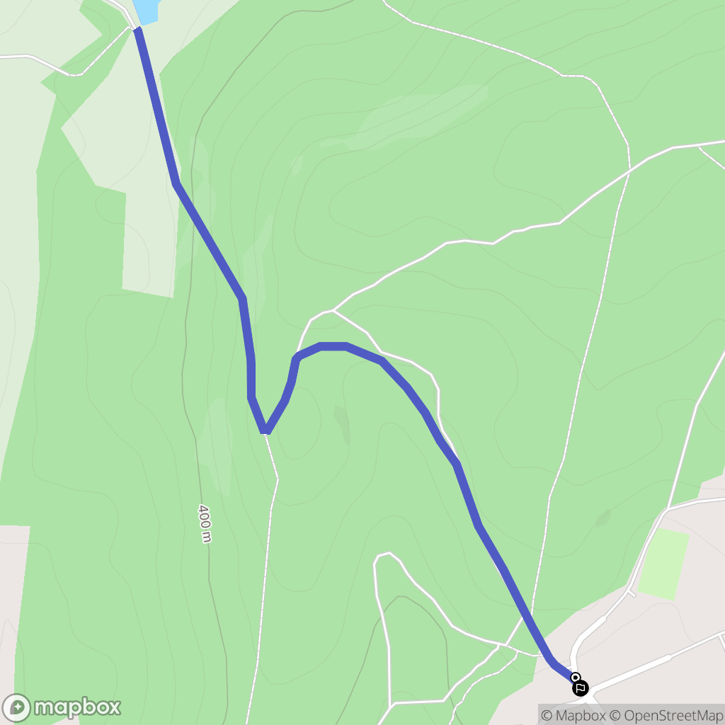 Étrappe : carte du parcours de randonnée - France
