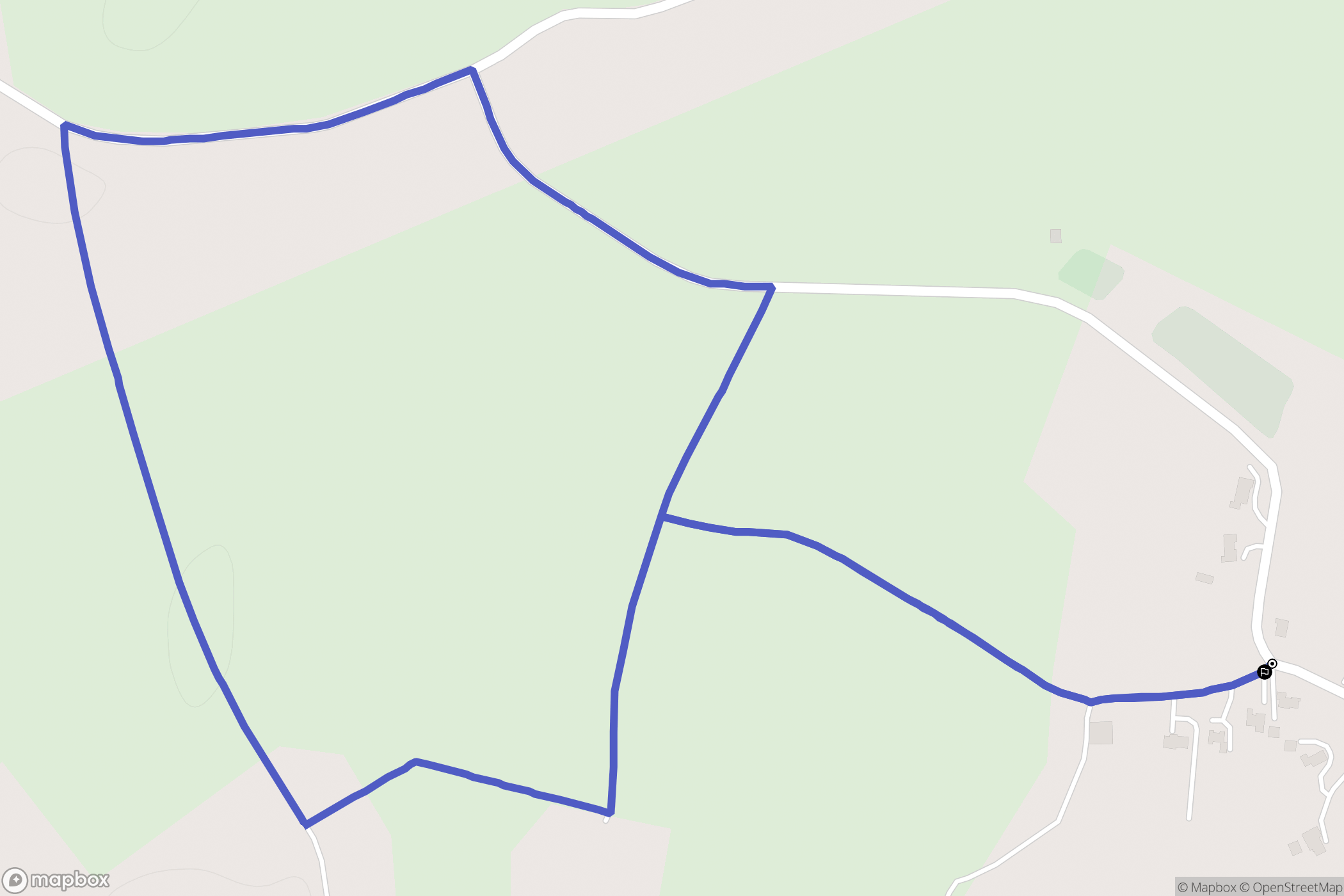 La Boissière-des-Landes : carte du parcours de randonnée - France
