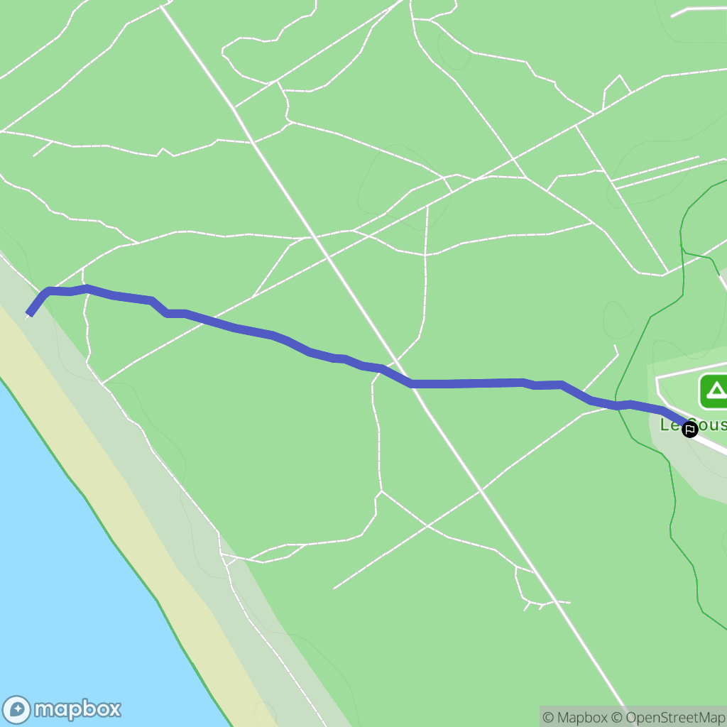 Longeville-sur-mer : carte du parcours de randonnée - France