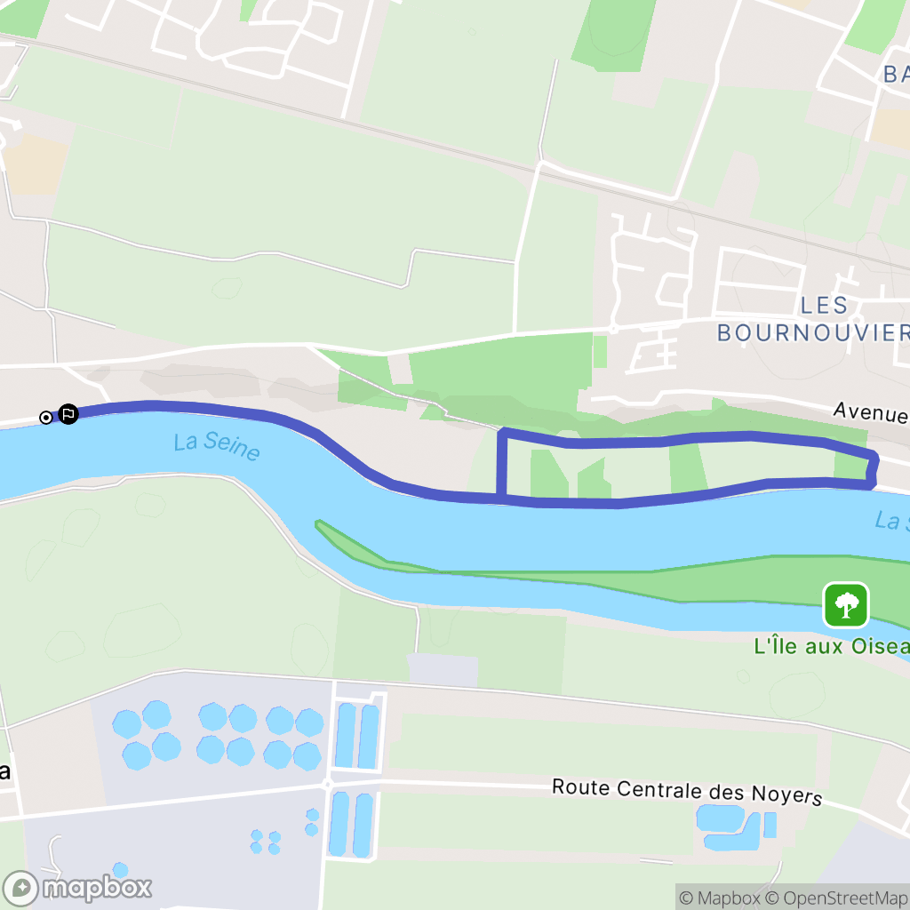 Conflans-Sainte-Honorine : carte du parcours de randonnée - France