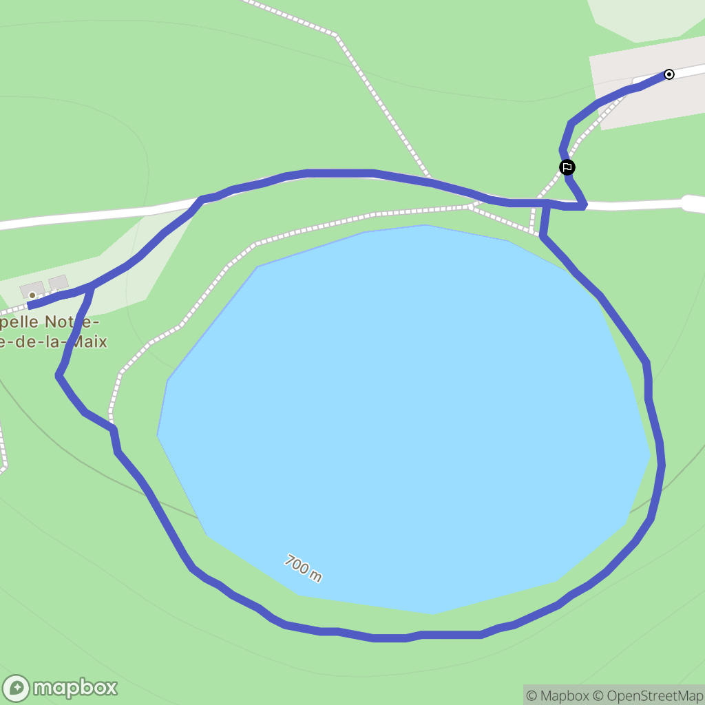 Vexaincourt : carte du parcours de randonnée - France