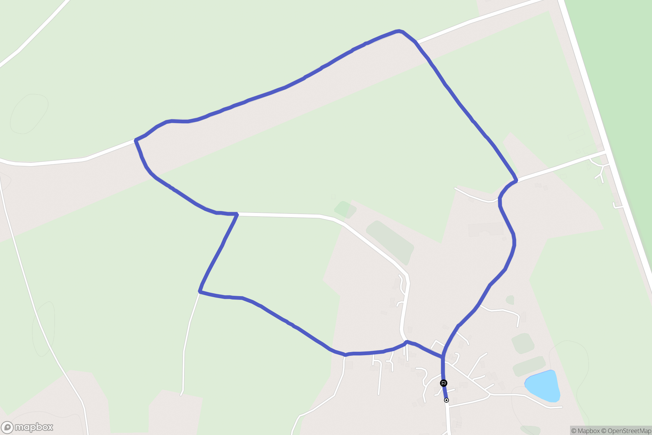 La Boissière-des-Landes : carte du parcours de randonnée - France