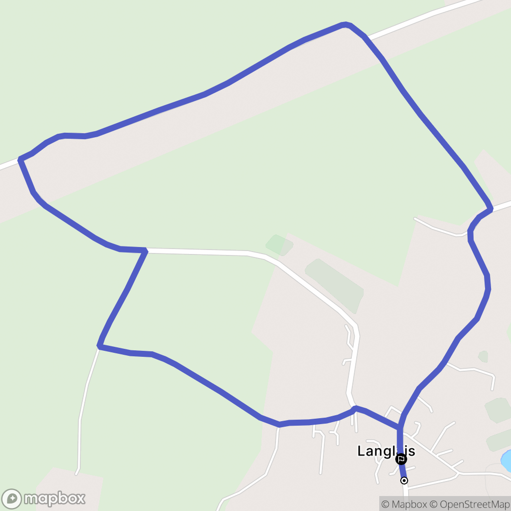La Boissière-des-Landes : carte du parcours de randonnée - France