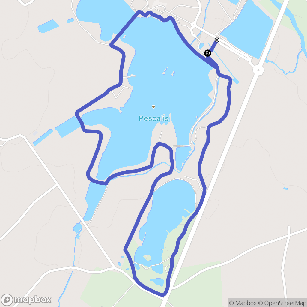 Moncoutant : carte du parcours de randonnée - France