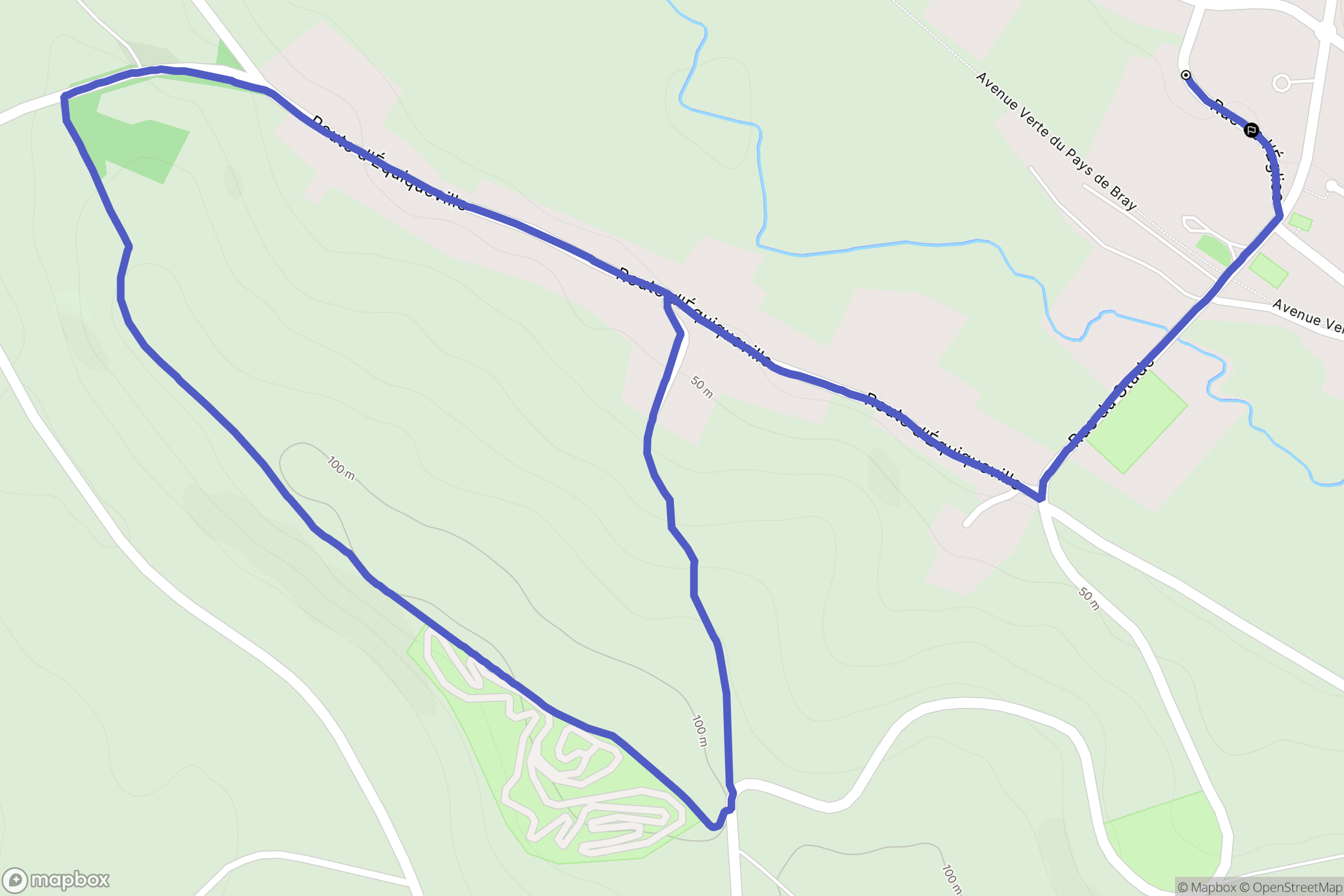 Saint-Vaast-d'Équiqueville: routekaart voor buitenactiviteiten - France