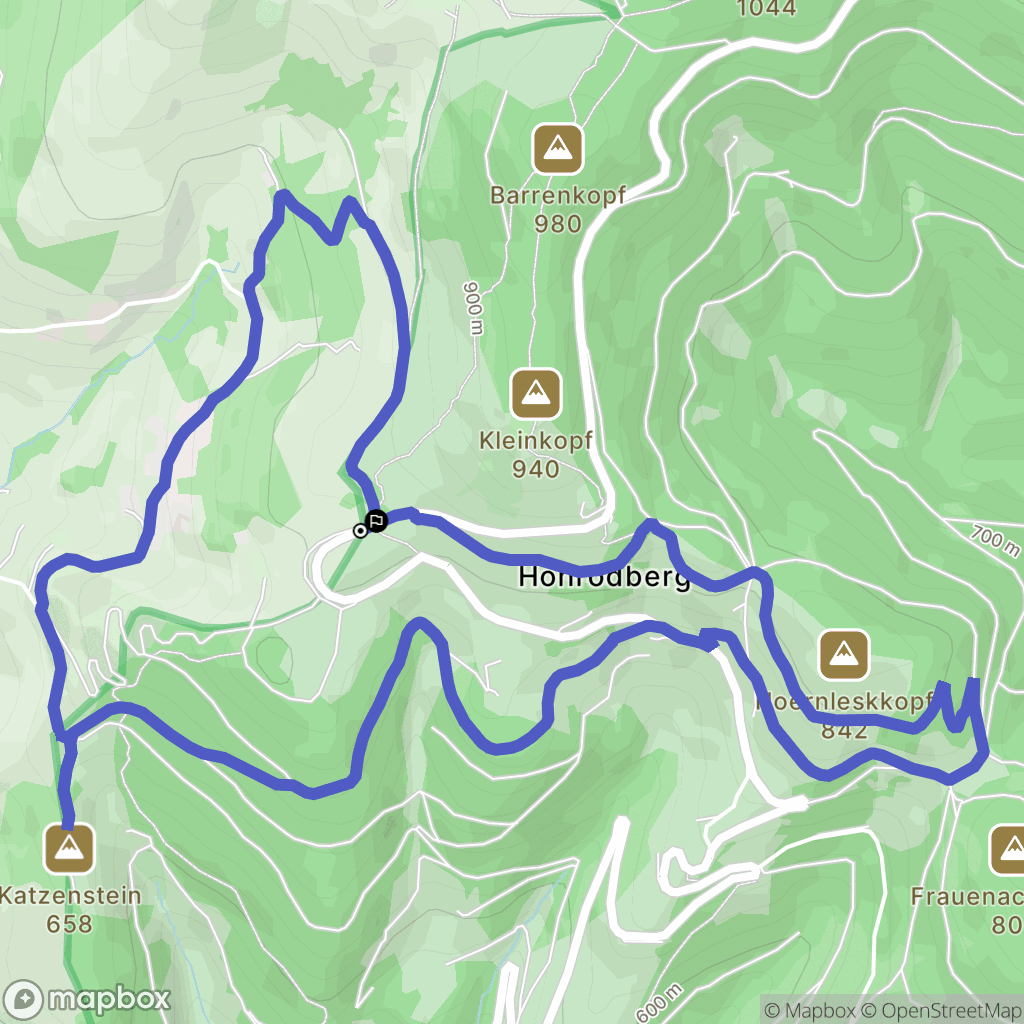 Soultzeren : carte du parcours de randonnée - France