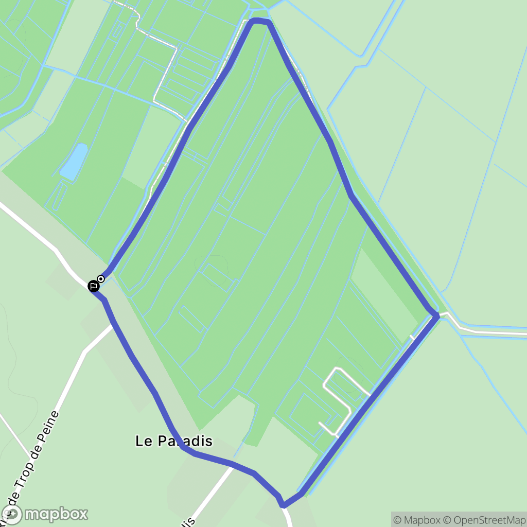 Doix lès Fontaines : carte du parcours de randonnée - France