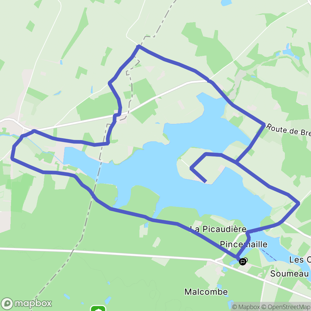 Rillé : carte du parcours de randonnée - France