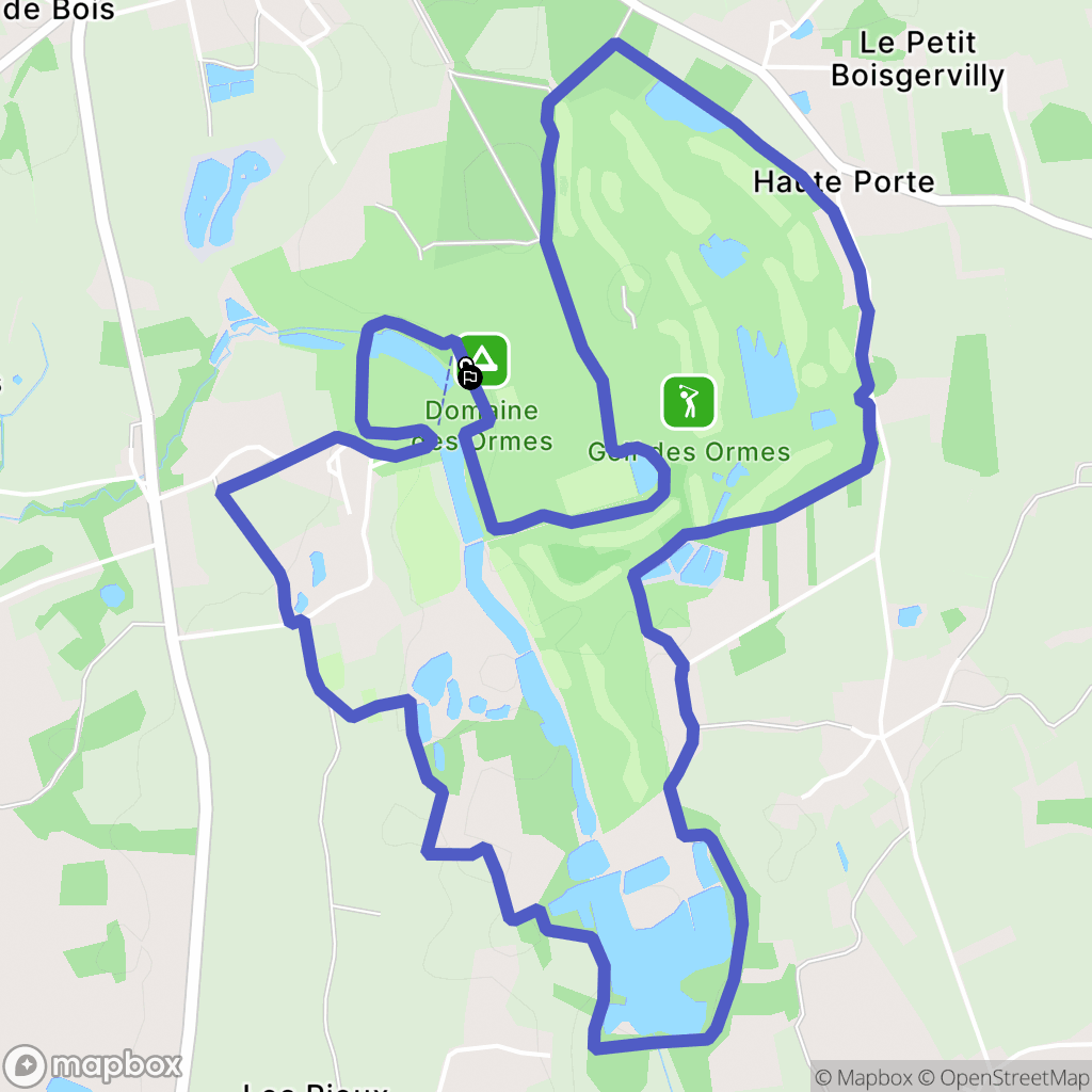 Epiniac : carte du parcours de randonnée - France