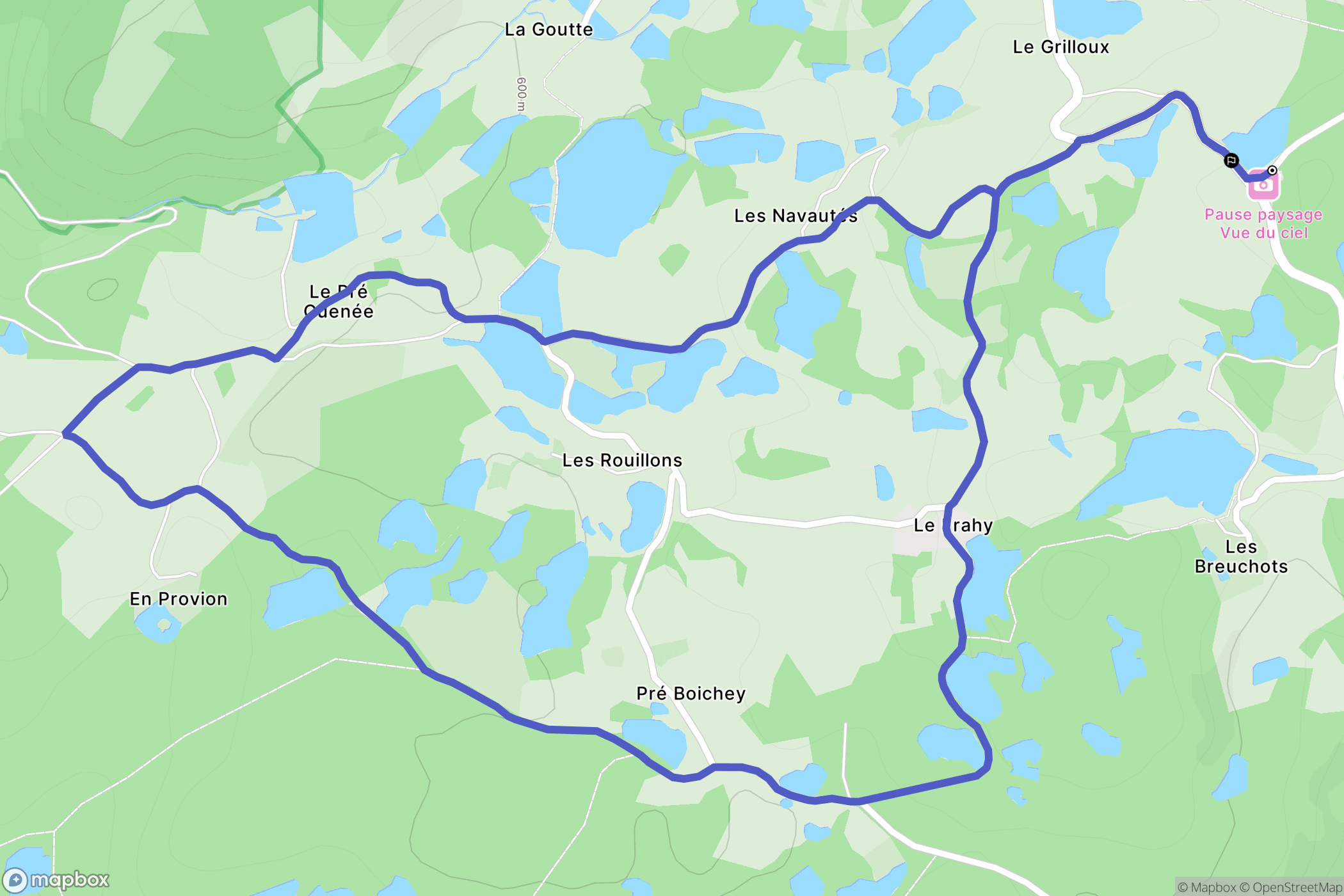 Servance-Miellin: routekaart voor buitenactiviteiten - France