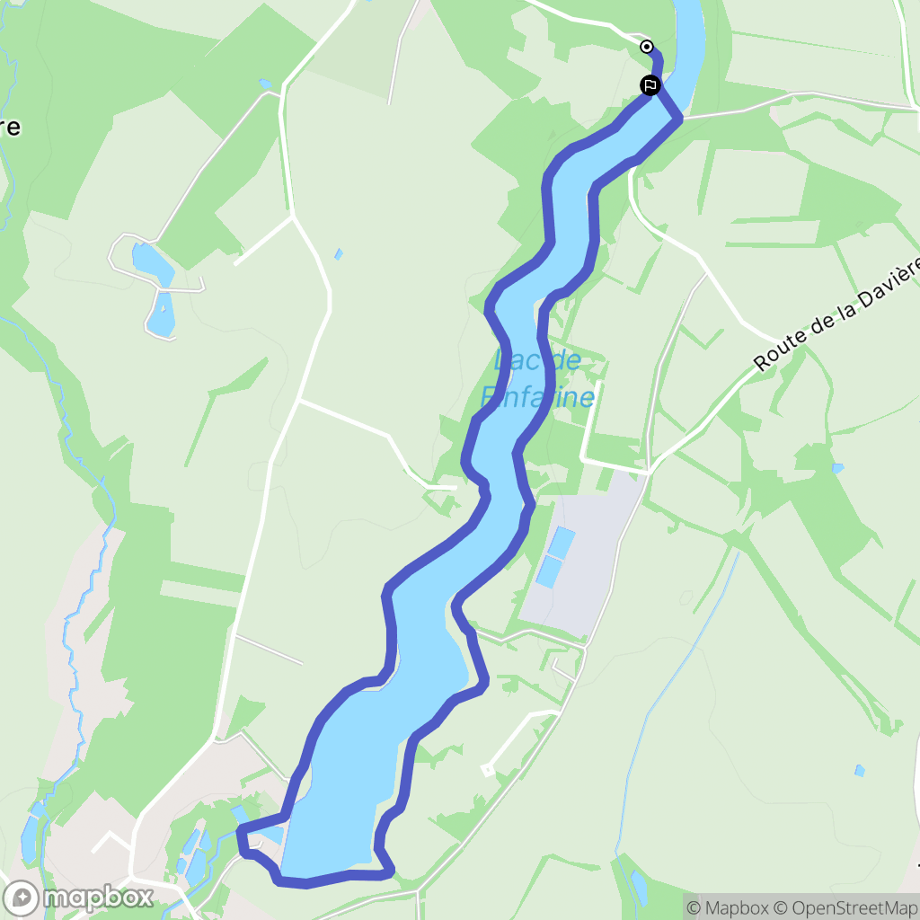 Poiroux : carte du parcours de randonnée - France