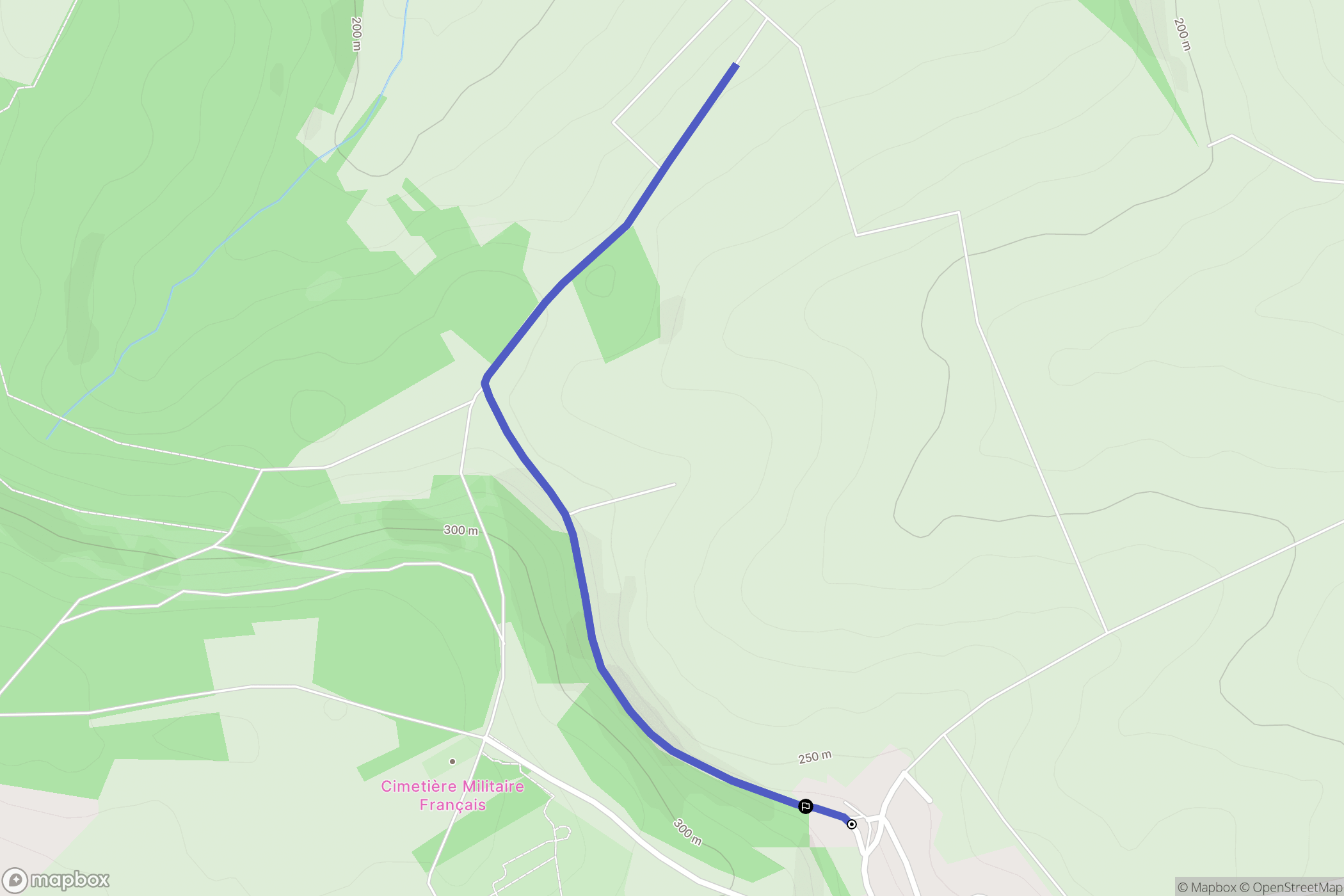 Noyers-Pont-Maugis : carte du parcours de randonnée - France