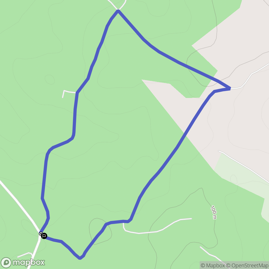 Saint-Pierre-d'Eyraud : carte du parcours de randonnée - France