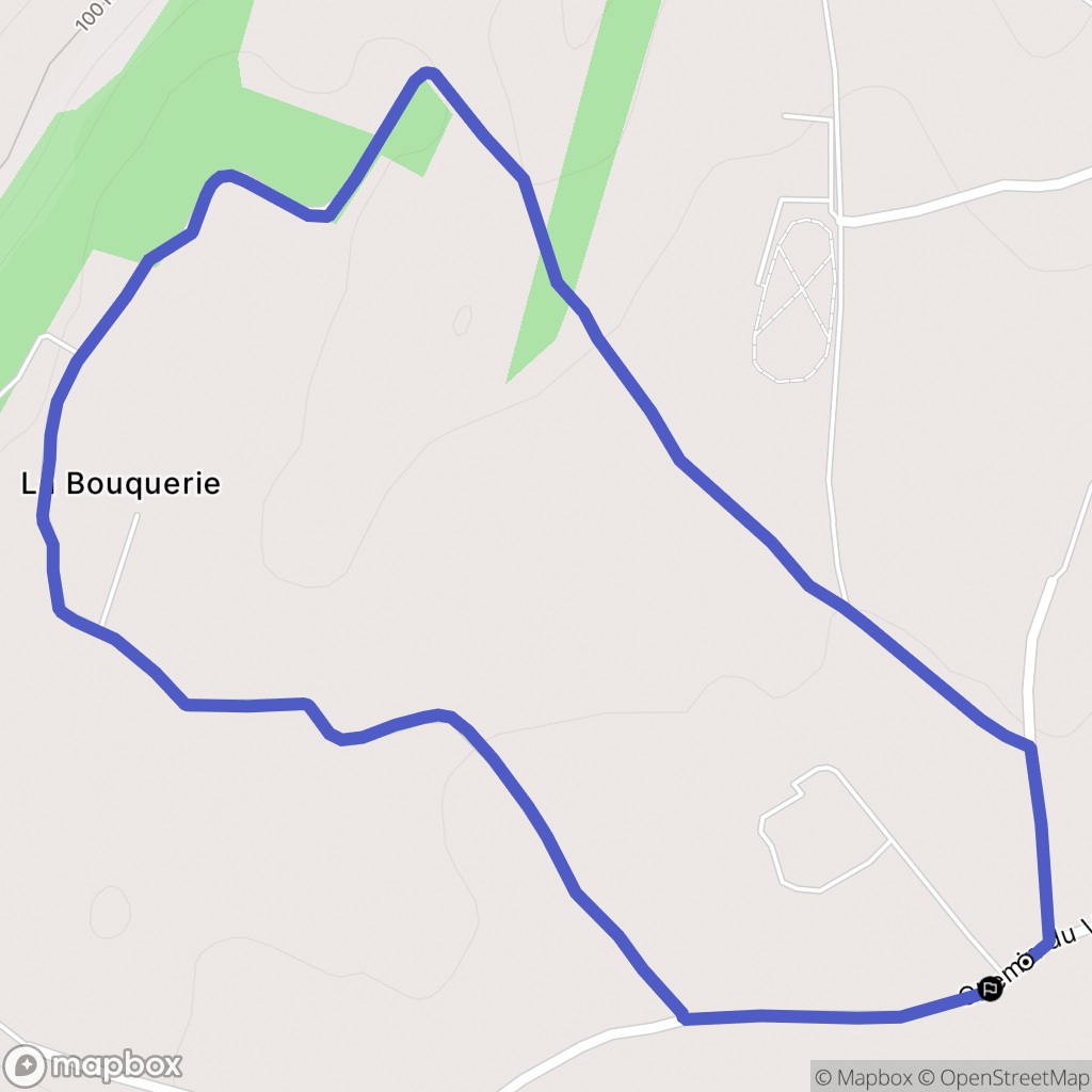 Saint-Désir : carte du parcours de randonnée - France