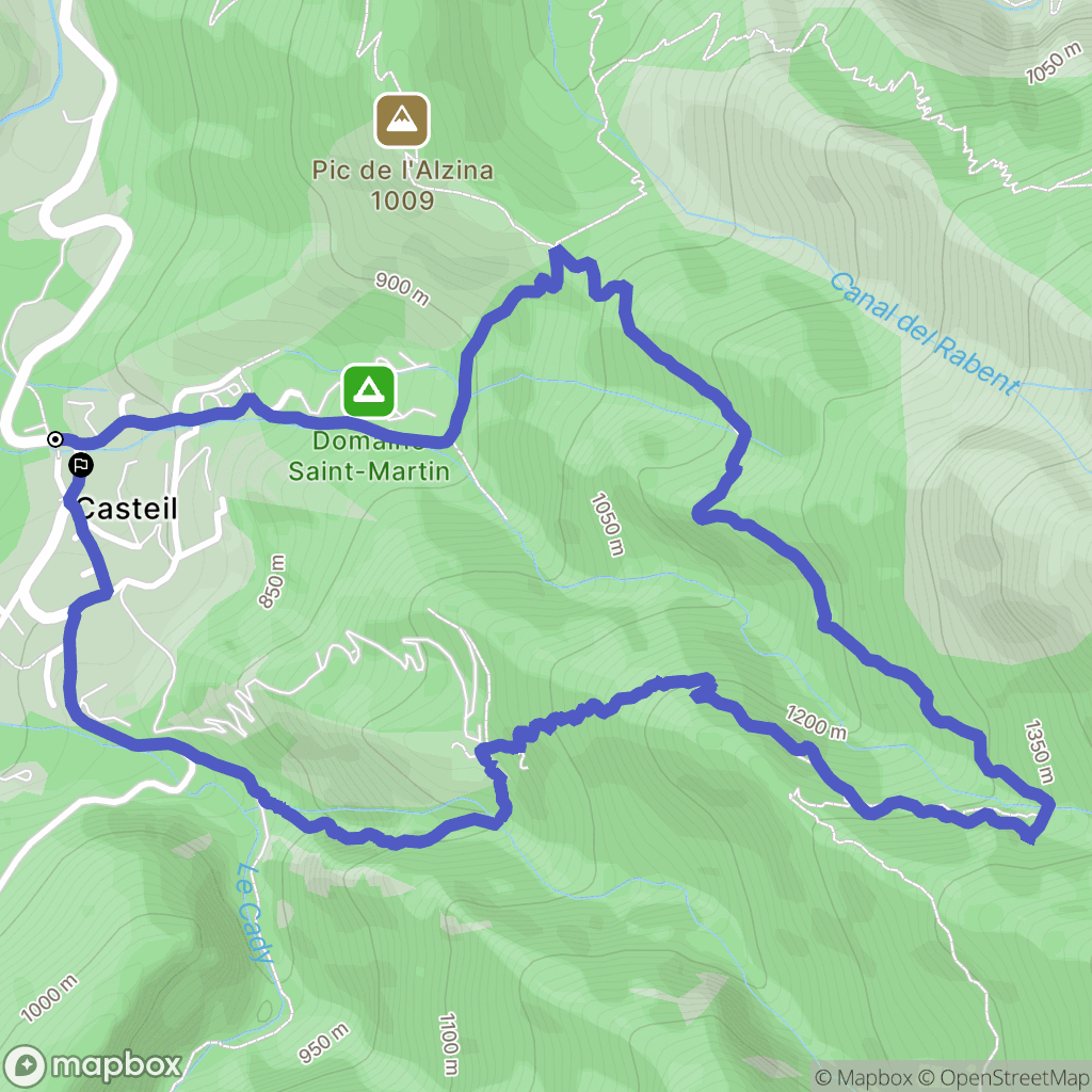 Casteil: routekaart voor buitenactiviteiten - France
