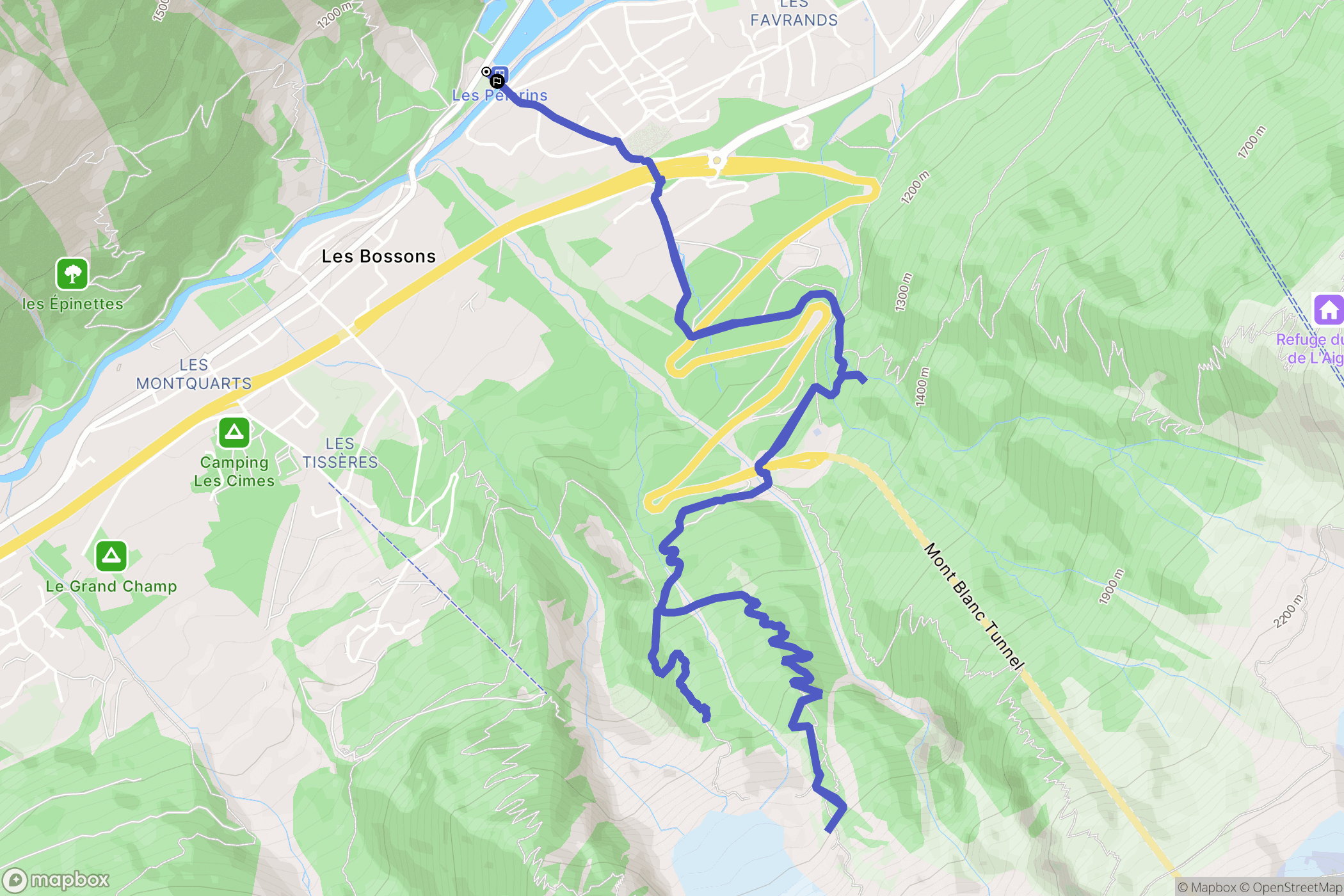 Chamonix-Mont-Blanc: routekaart voor buitenactiviteiten - France