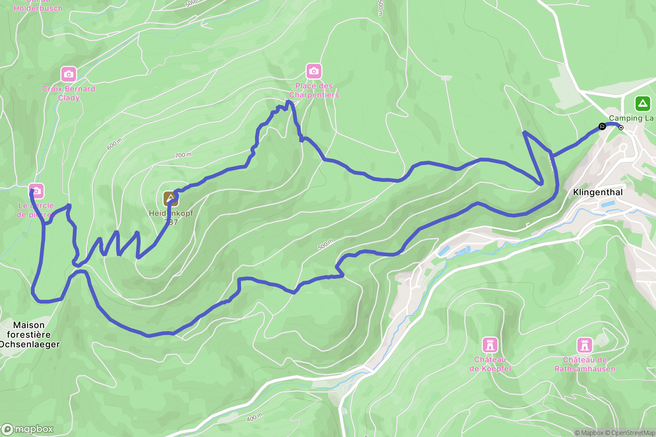 Kingenthal: routekaart voor buitenactiviteiten - France