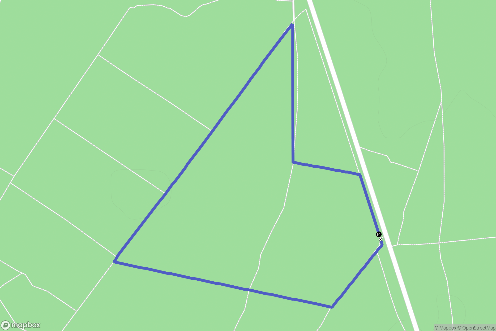 Benon : carte du parcours de randonnée - France
