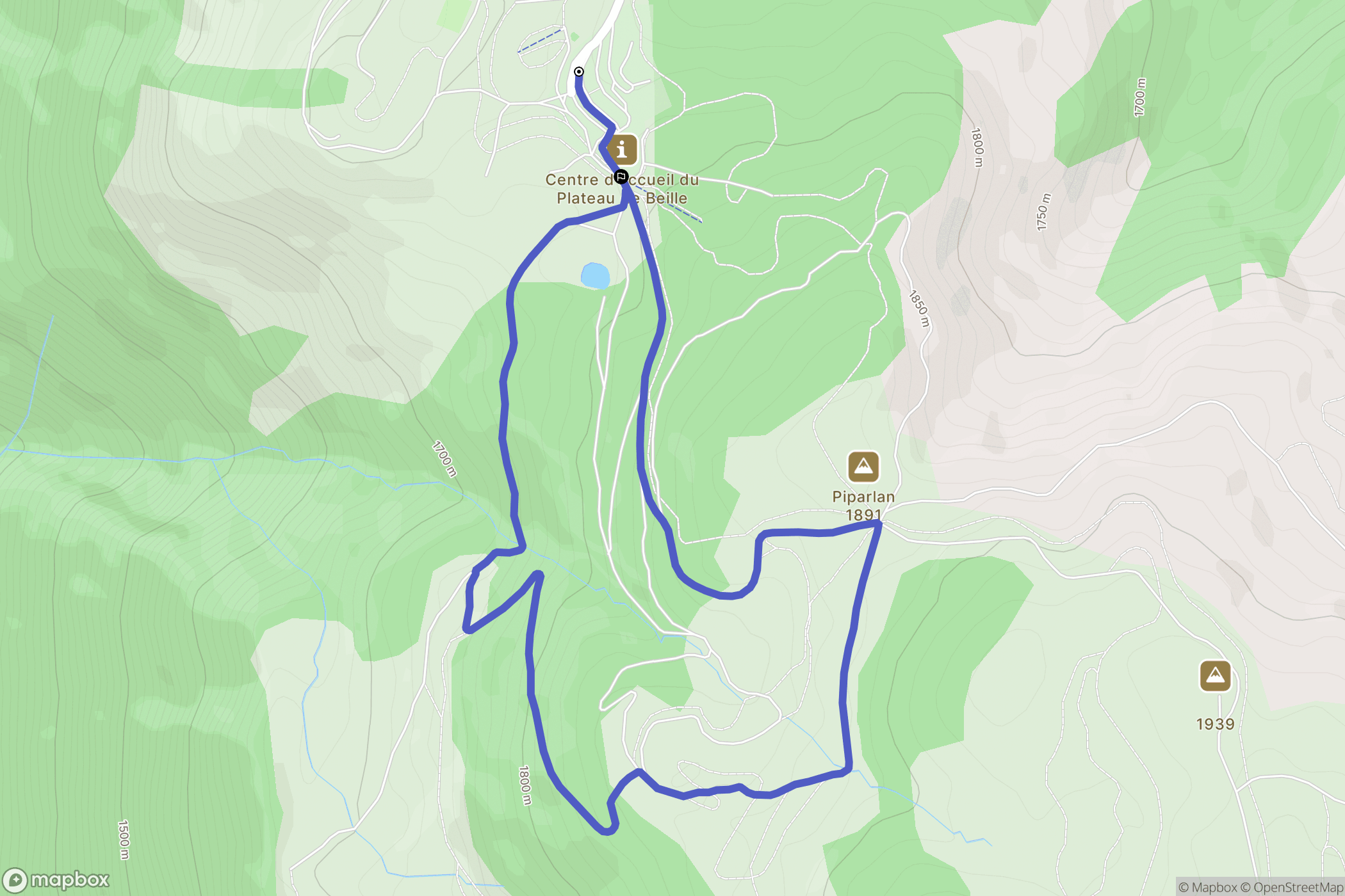 Albiès: routekaart voor buitenactiviteiten - France