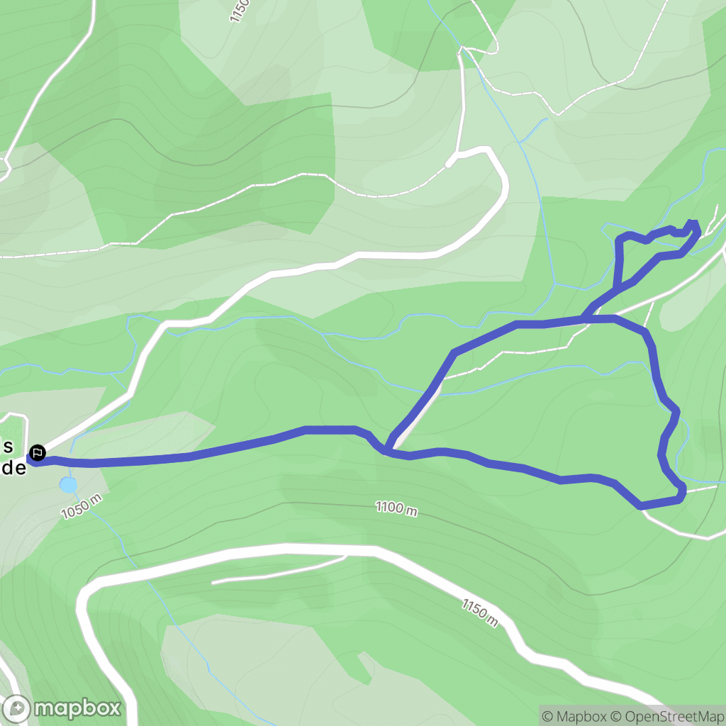 Mont-Dore : carte du parcours de randonnée - France