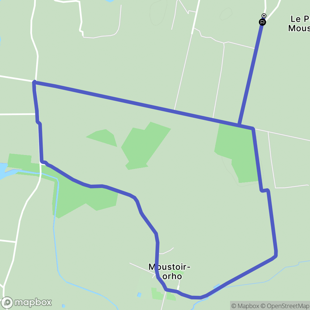 Theix-Noyalo : carte du parcours de randonnée - France