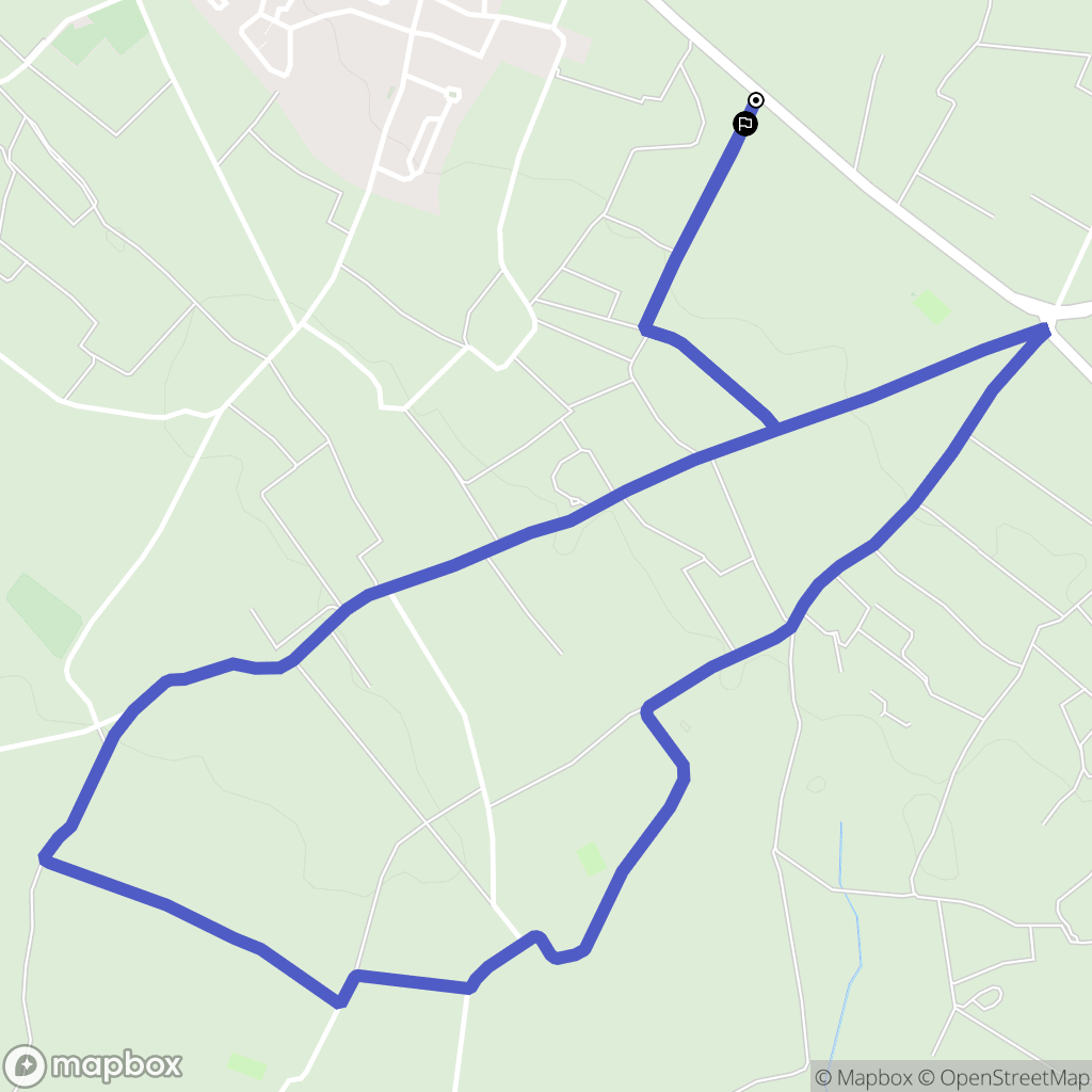 Bessan : carte du parcours de randonnée - France