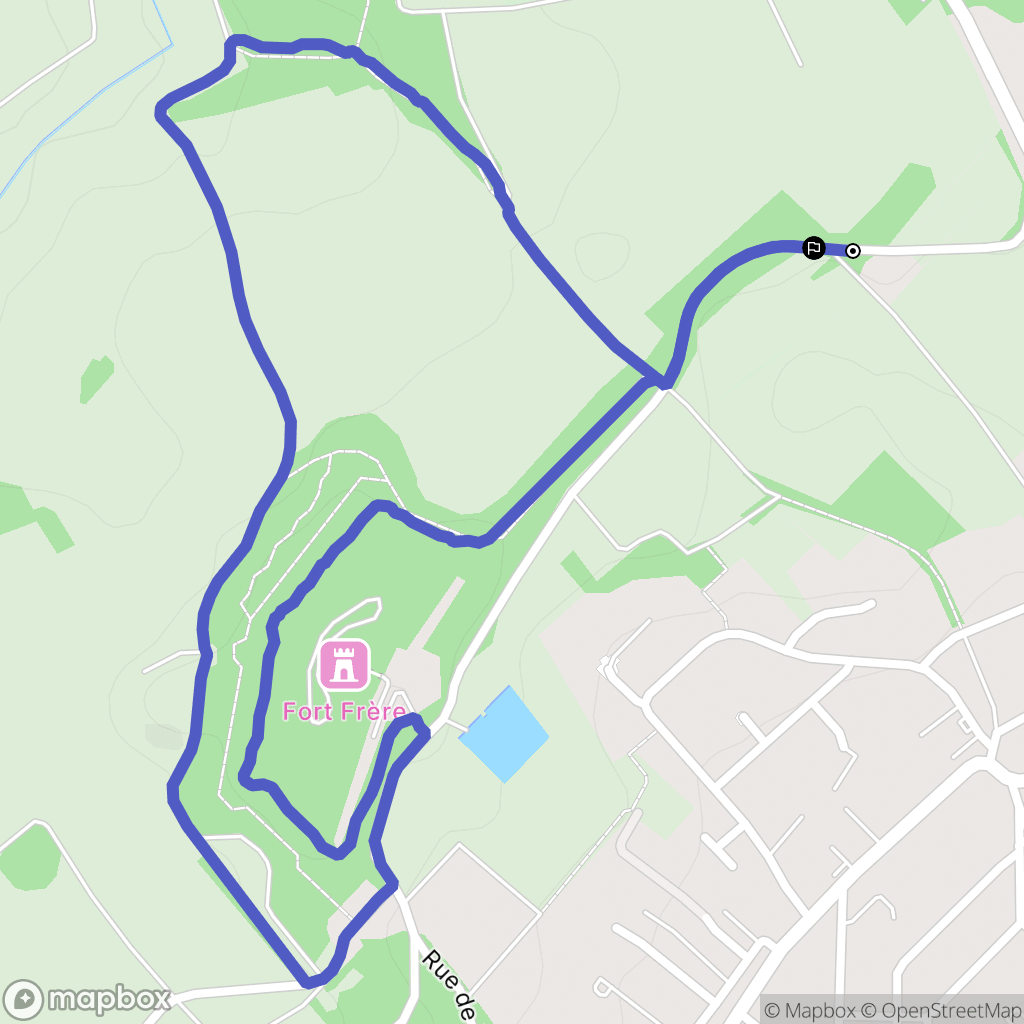 Mittelhausbergen : carte du parcours de randonnée - France